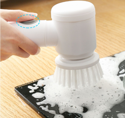 New Arrival Multifunctional Automatic Dish Spin Electric Cleaning Brush Electric Spin Scrubber Electric Dish Scrubber